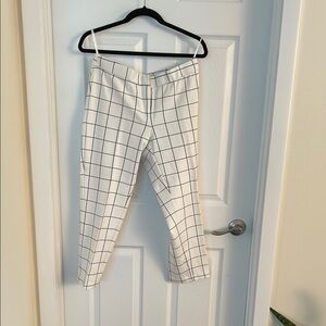 Amanda & Chelsea White Pants with Black Accents